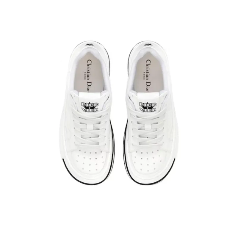 DIOR D Freeway Stylish Skateboarding Shoes Women's White-4