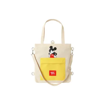 Disney Oxford Double Shoulder Crossbody Bag, Shoulder Bag Unisex Beige