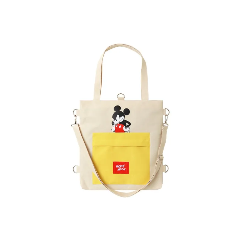 Disney Oxford Double Shoulder Crossbody Bag, Shoulder Bag Unisex Beige-0