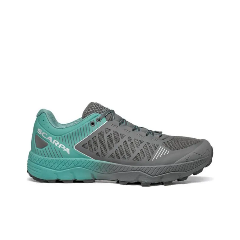 SCARPA Spin Ultra Cushioning Wear-Resistant Low-Top Trekking Shoes Unisex Gray Green-1