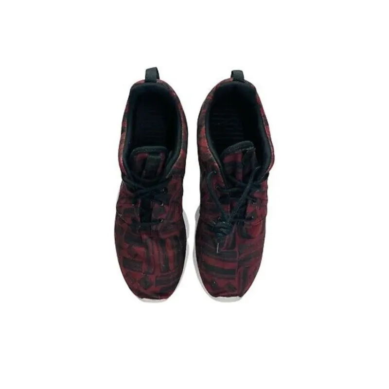Nike Roshe One Print Night Maroon Black Black Women's-4