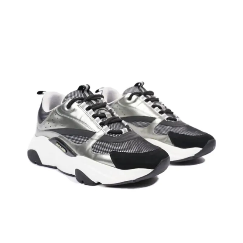 DIOR B22 Silver Black Women's-3