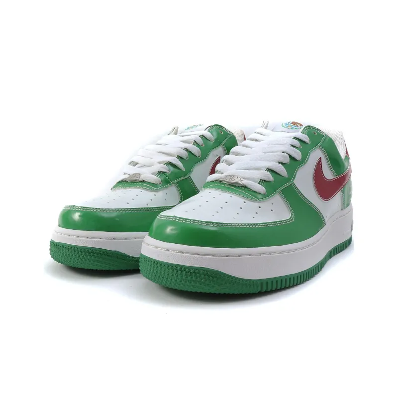 Nike Air Force 1 Low ' White Classic Green Varsity Red'-2