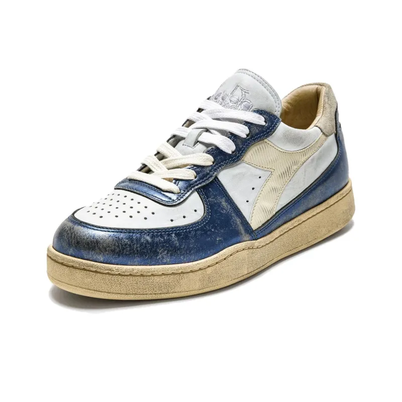 diadora Mi Basket Low 'Metallic Dirty - Blue Eyes'-2