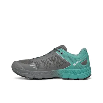SCARPA Spin Ultra Cushioning Wear-Resistant Low-Top Trekking Shoes Unisex Gray Green
