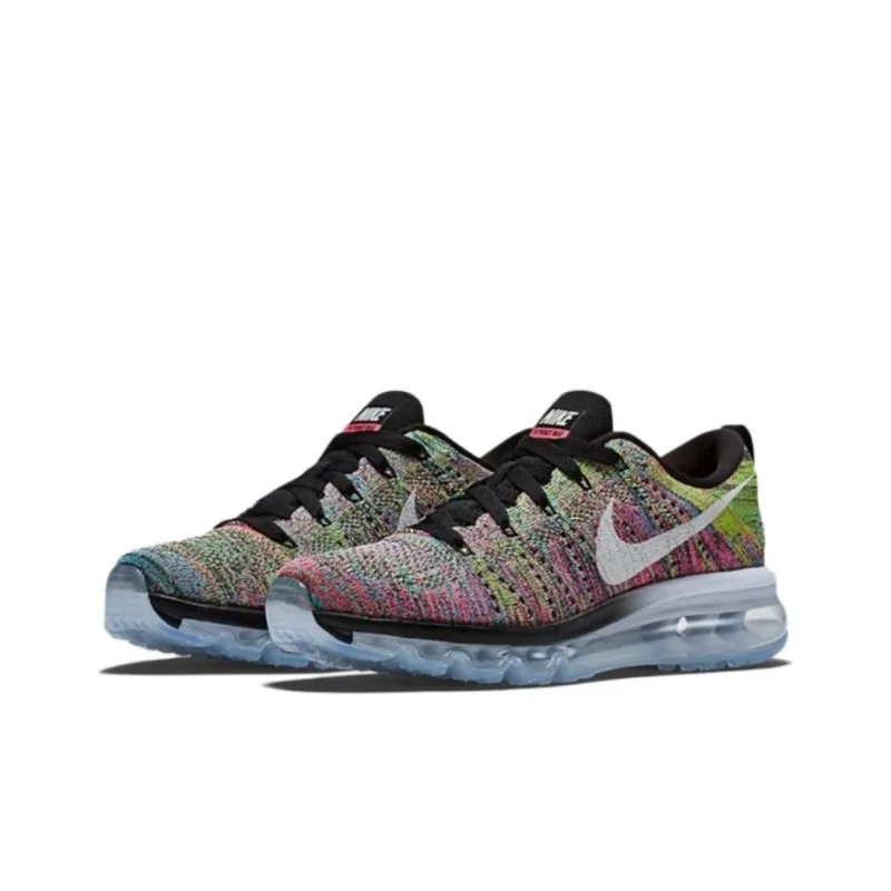 Nike Flyknit Air Max Muti Color Pink Pow Chlorine Blue Women's-2