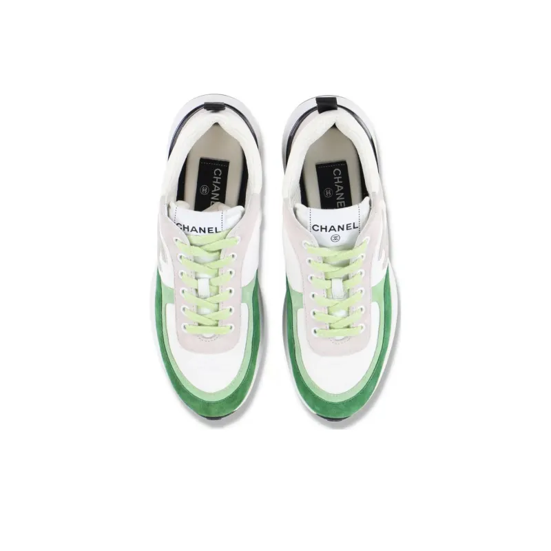 CHANEL Casual Shoes Women's Low-Top Green-3