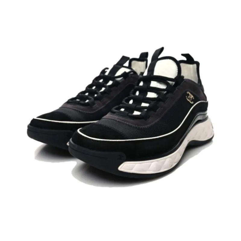 CHANEL Sports Casual Shoes Women's Black-2