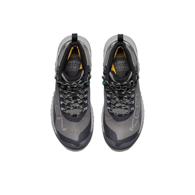 KEEN Nxis Evo WP Series Cushioning Wear-Resistant Mid-Top Outdoor Shoes Women's Gray-3