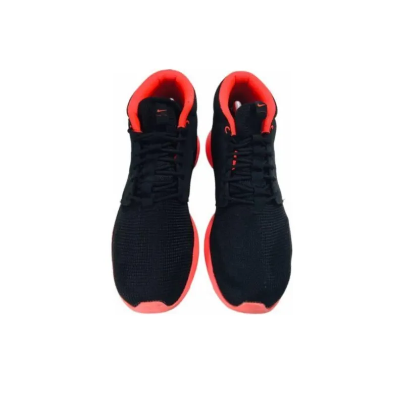 Nike Rosherun Mid Black Atomic Red-2