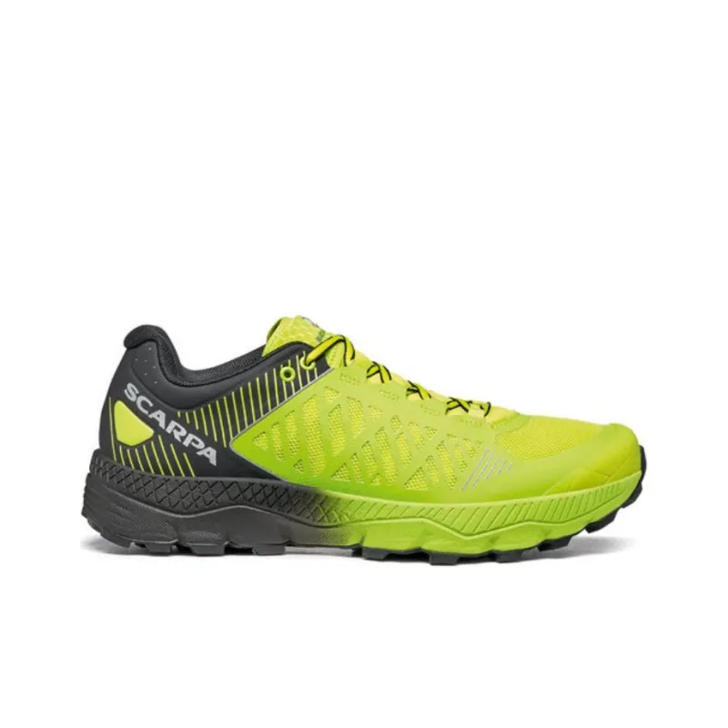 SCARPA Spin Ultra Anti-Slip Wear-Resistant Low-Top Trekking Shoes Unisex Black Green-1