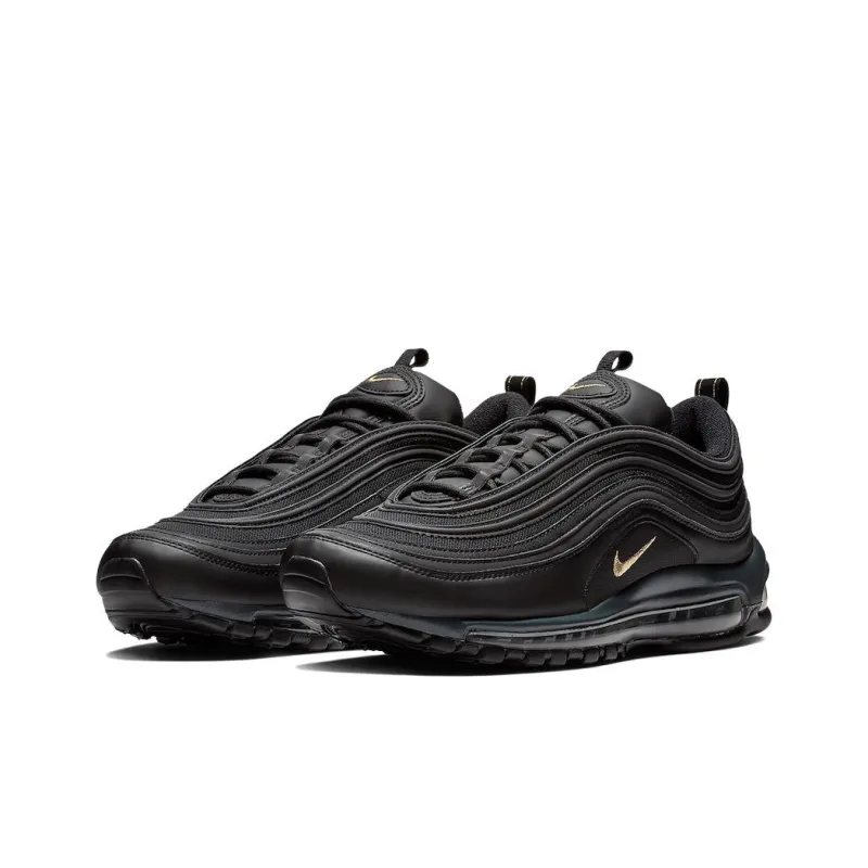 Nike Air Max 97 Leather Black Gold-1
