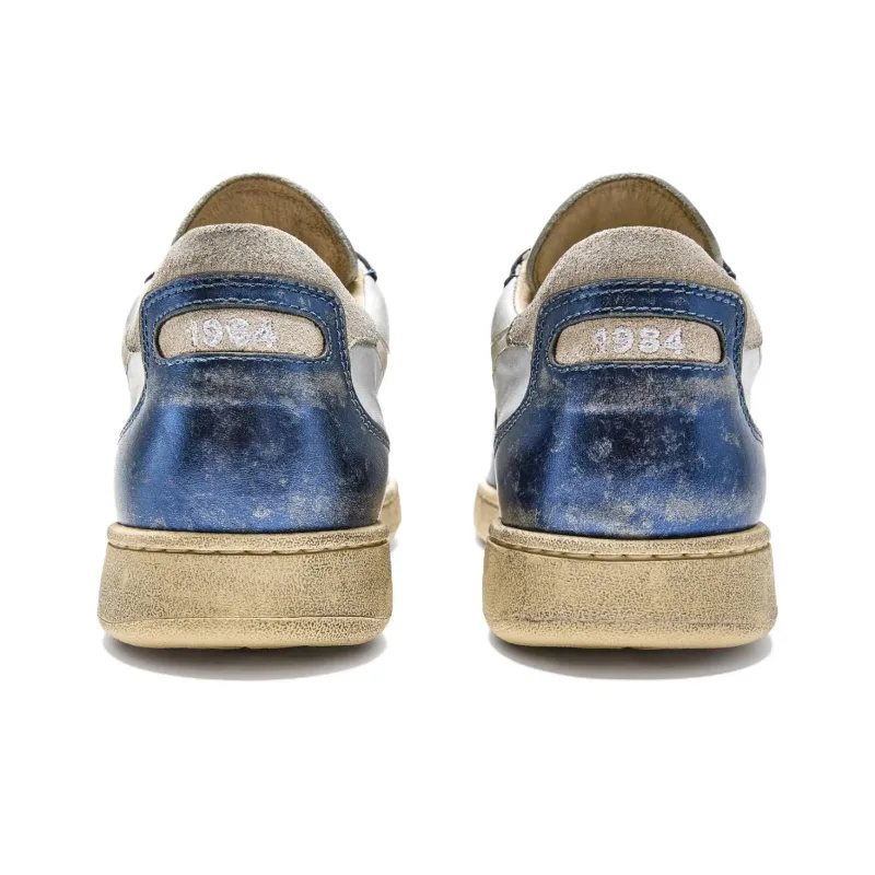 diadora Mi Basket Low 'Metallic Dirty - Blue Eyes'-3