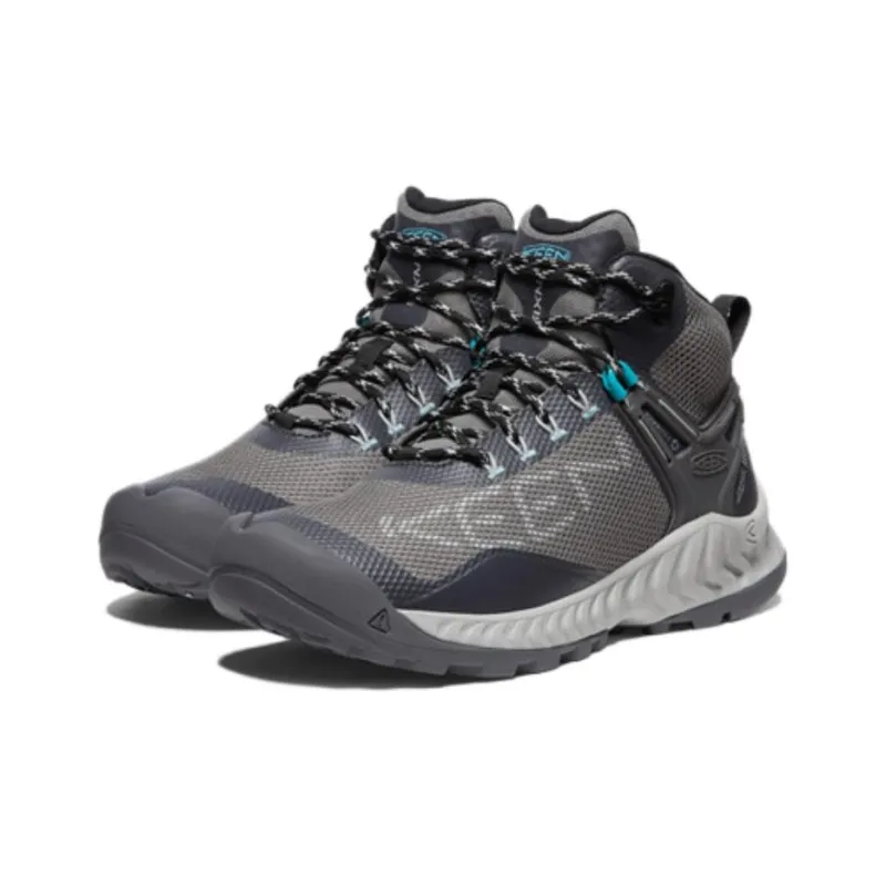 KEEN Nxis Evo WP Series Cushioning Wear-Resistant Mid-Top Outdoor Shoes Women's Gray-2