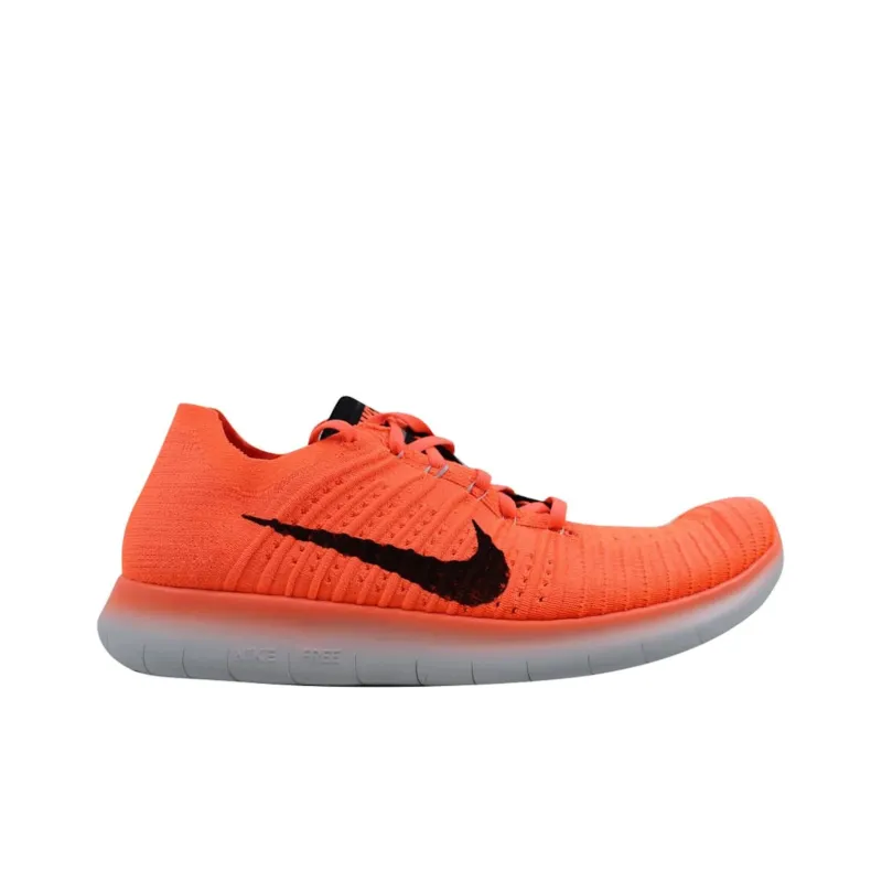 Nike Free Rn Flyknit Bright Mango/Black Wolf Grey-1