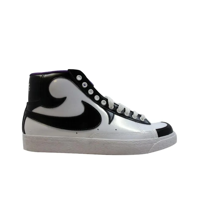 Nike Blazer High White/Black Club Purple-1