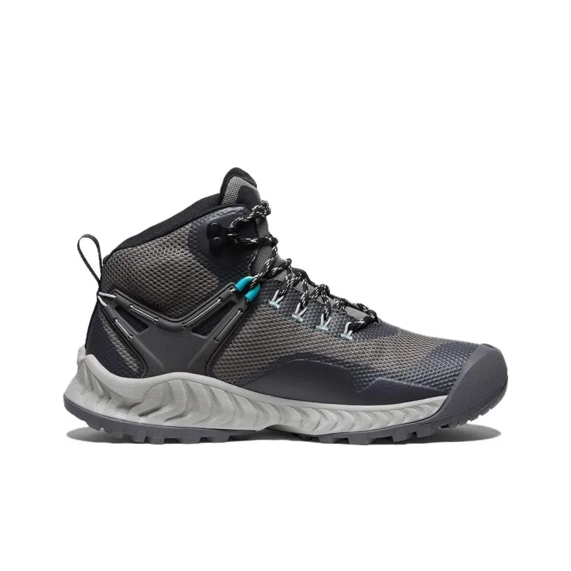 KEEN Nxis Evo WP Series Cushioning Wear-Resistant Mid-Top Outdoor Shoes Women's Gray-1