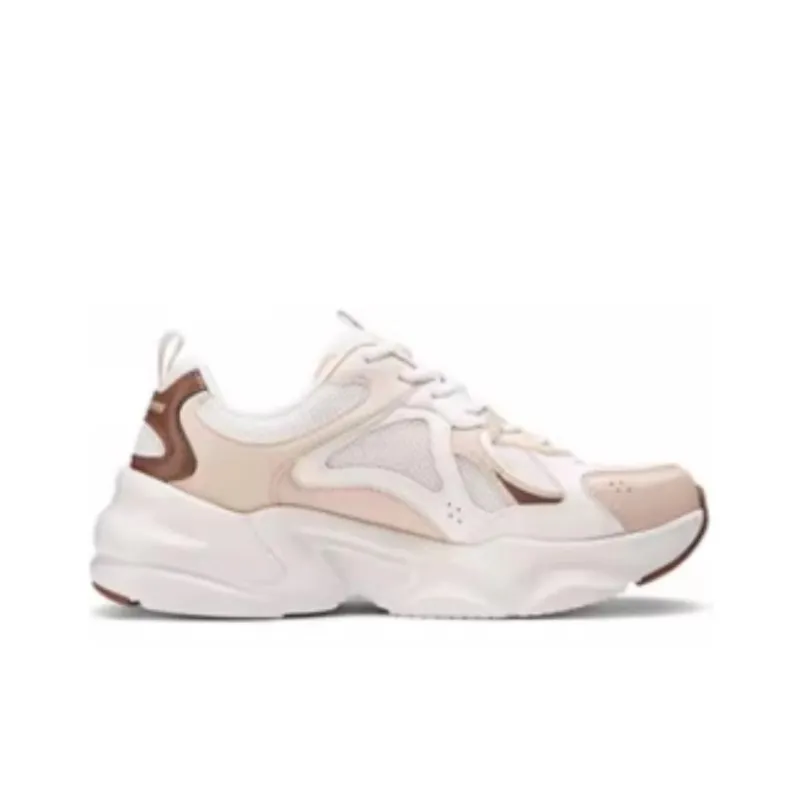 Skechers Cushioned Anti Slip Wear Resistant Lightweight Height Increasing Low Top Chunky Sneakers Men's Taupe-1