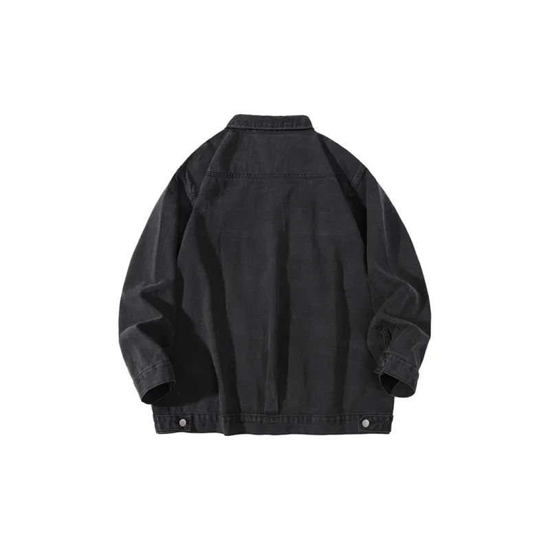FAX FOR FMACM Spring And Autumn Denim Jacket Unisex-3