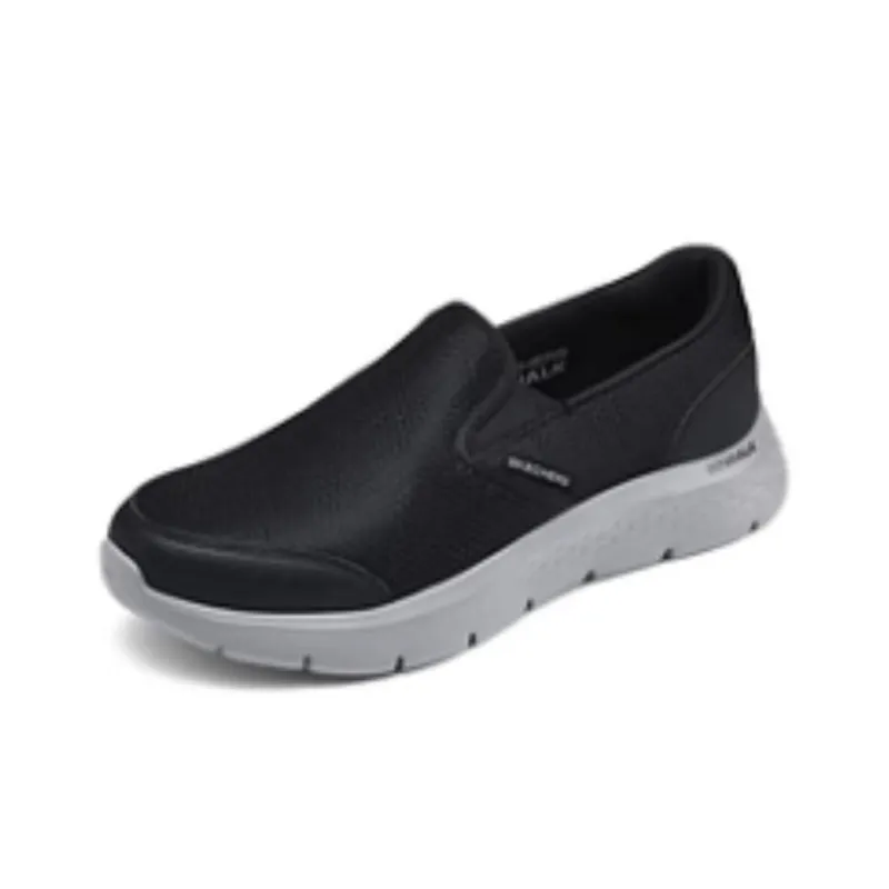 Skechers Go Walk Fle Wear Resistant Low Top Casual Shoes Men's Black-2
