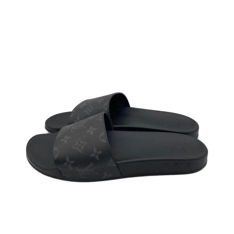 LOUIS VUITTON Waterfront Mules 'Black Logo Monogram'-2