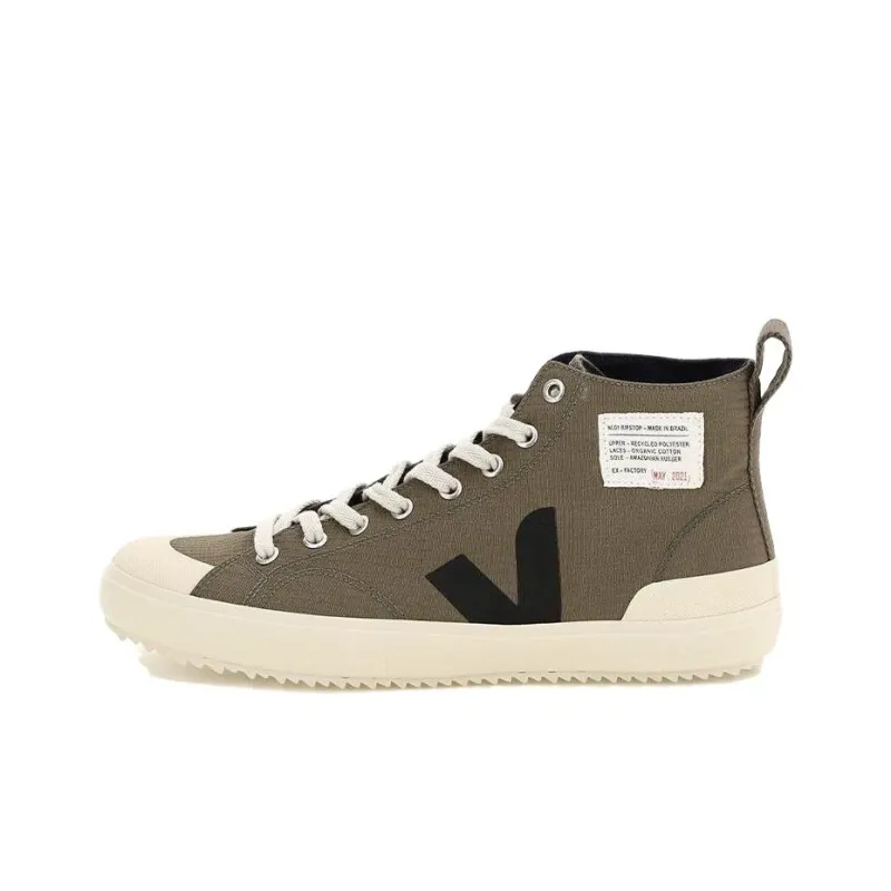 VEJA Nova Stylish Skateboarding Shoes Unisex Khaki Green-0