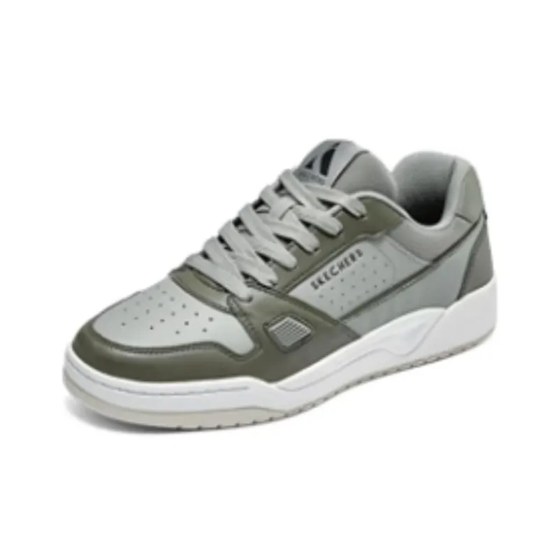 Skechers Non slip Lightweight Low Top Skateboard Shoes Men's Mint Green-1
