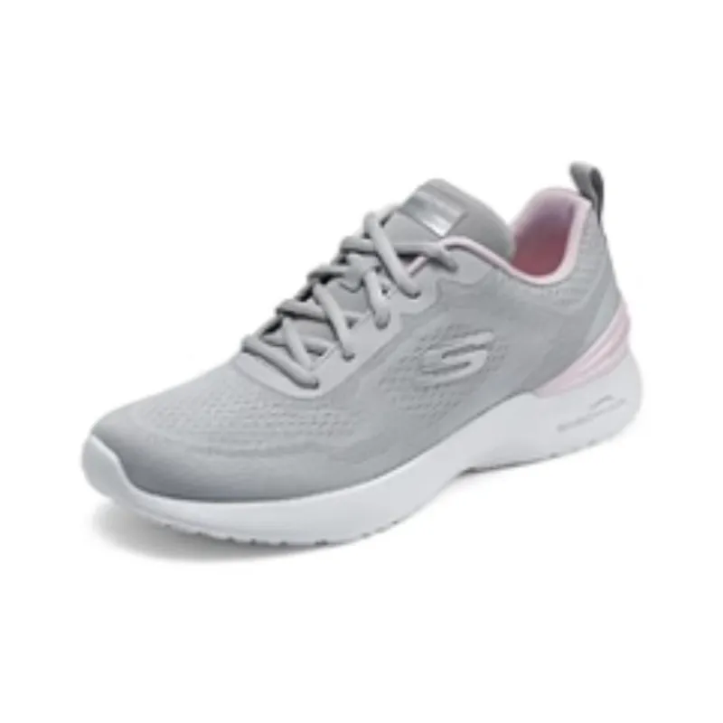 Skechers Cushioning Low-Top Running Shoes Women's Gray-2