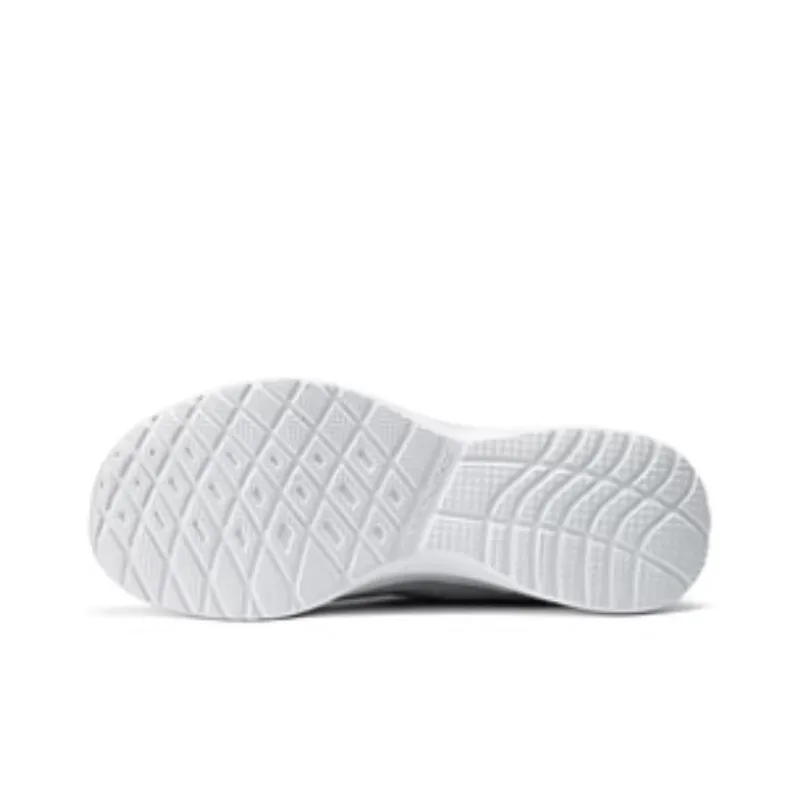 Skechers Cushioning Low-Top Running Shoes Women's Gray-5