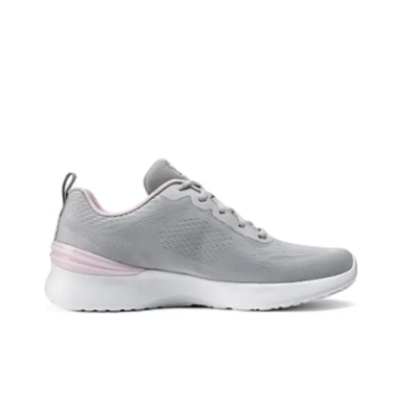 Skechers Cushioning Low-Top Running Shoes Women's Gray-1