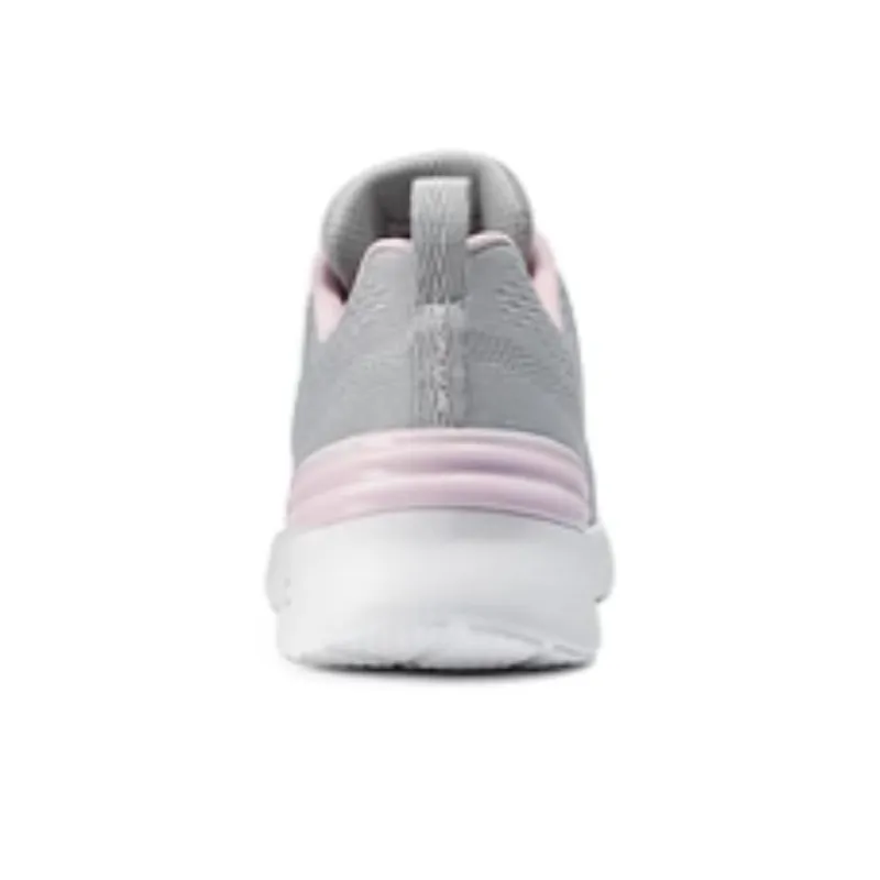 Skechers Cushioning Low-Top Running Shoes Women's Gray-4