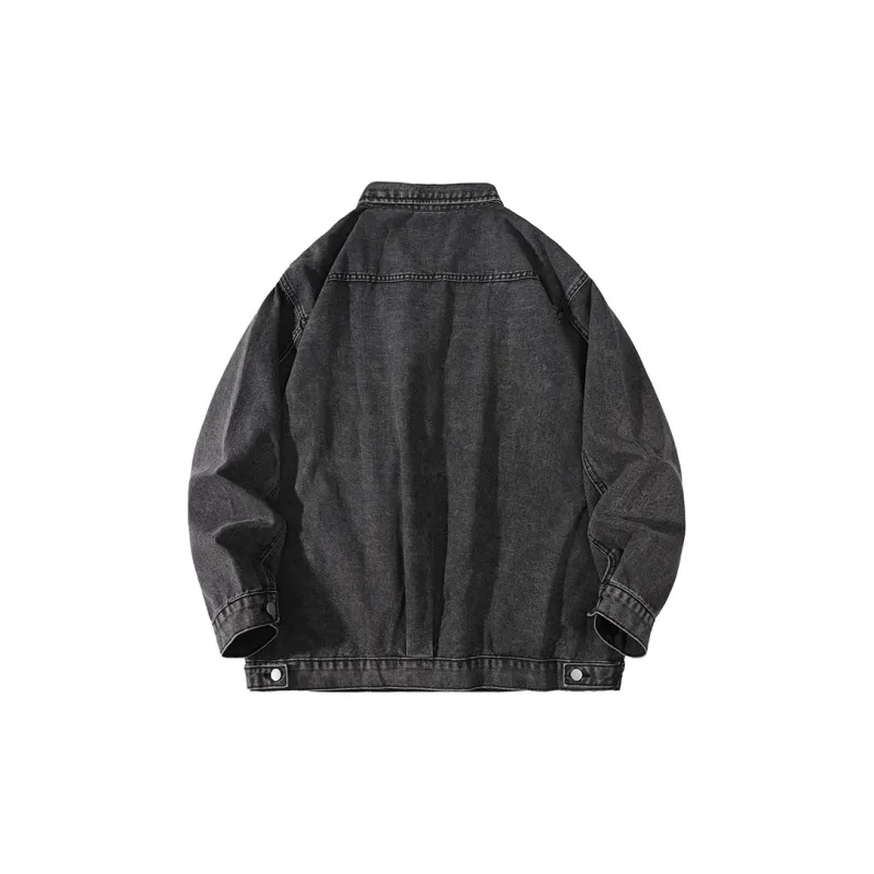 FAX FOR FMACM Spring And Autumn Denim Jacket Unisex-1