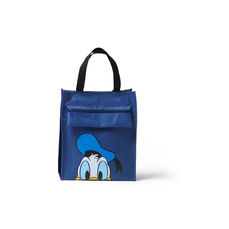 Disney Canvas Oxford Handbag Unisex Red Mickey/Pink Minnie/Blue Donald Duck/Purple Daisy-6