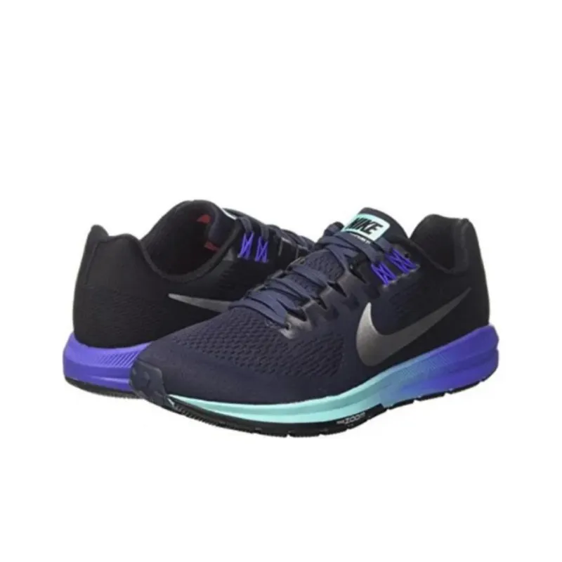 Nike Zoom All Out Low Black Metallic Silver Women's-2
