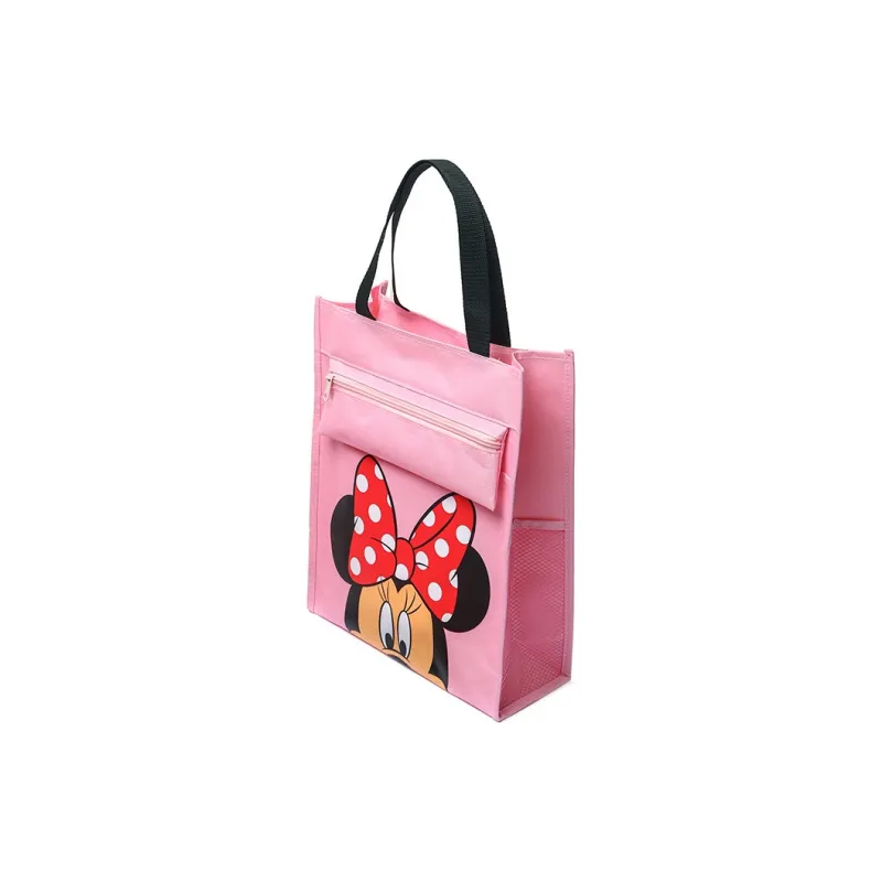 Disney Canvas Oxford Handbag Unisex Red Mickey/Pink Minnie/Blue Donald Duck/Purple Daisy-3