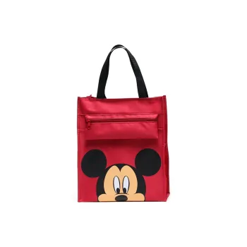 Disney Canvas Oxford Handbag Unisex Red Mickey/Pink Minnie/Blue Donald Duck/Purple Daisy