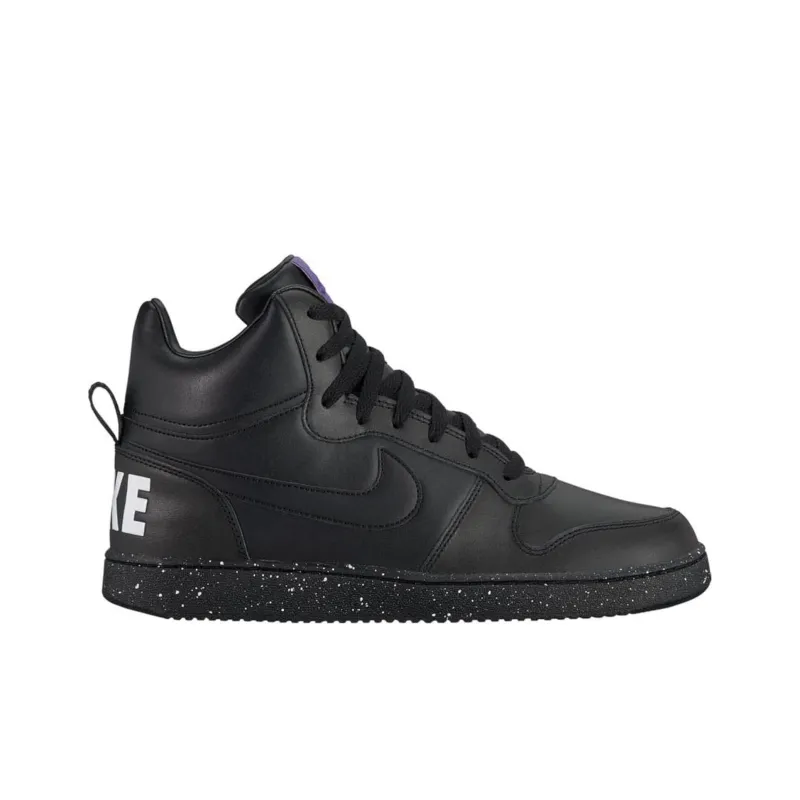 Nike Court Borough Mid Black White Court Purple-1