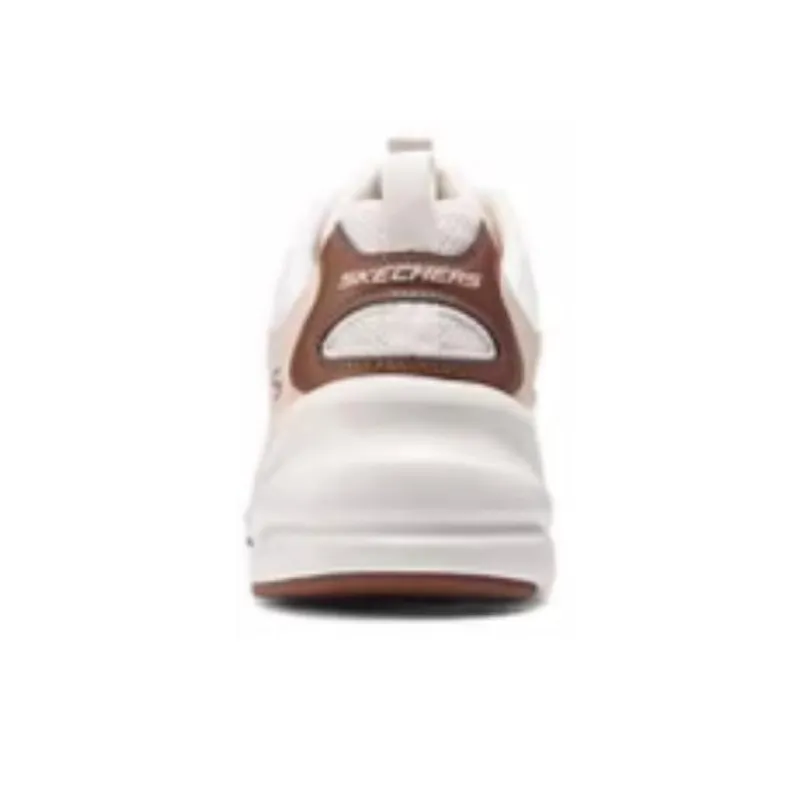 Skechers Cushioned Anti Slip Wear Resistant Lightweight Height Increasing Low Top Chunky Sneakers Men's Taupe-3