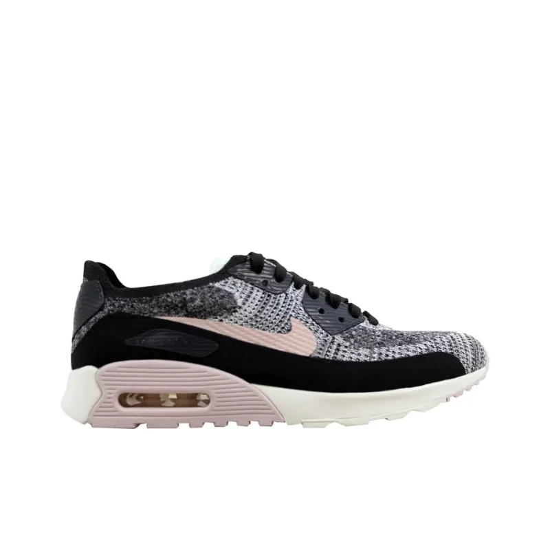 Nike Air Max 90 Ultra 2.0 Flyknit Midnight Fog/Silt Red Sail Women's-1