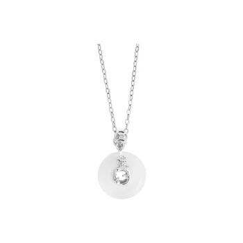 MAGICPOLE Chalcedony Jade Necklaces Women's
