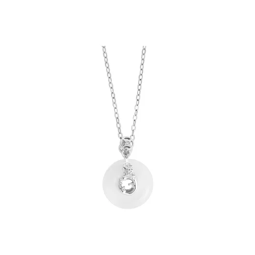 MAGICPOLE Chalcedony Jade Necklaces Women's
