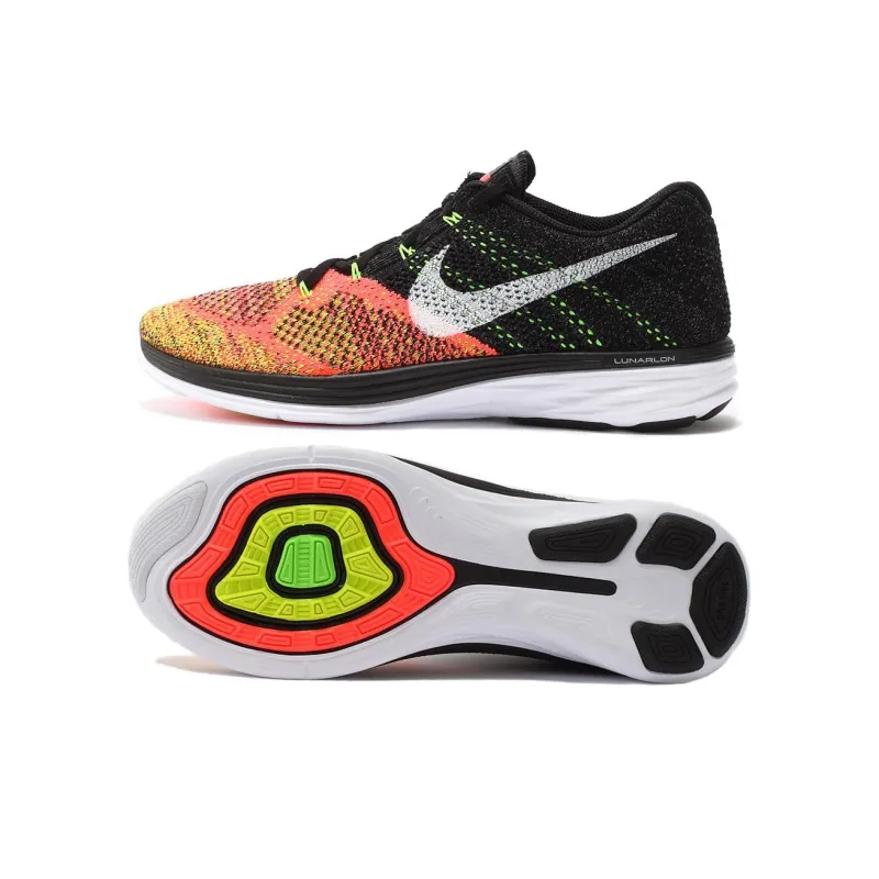 Nike Flyknit Lunar 3 Orange Toe-3
