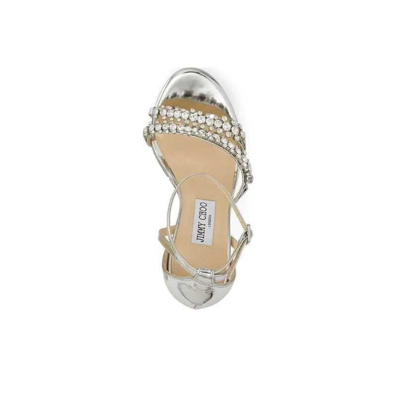 Jimmy Choo Bing 120mm Wedge Sandals-4