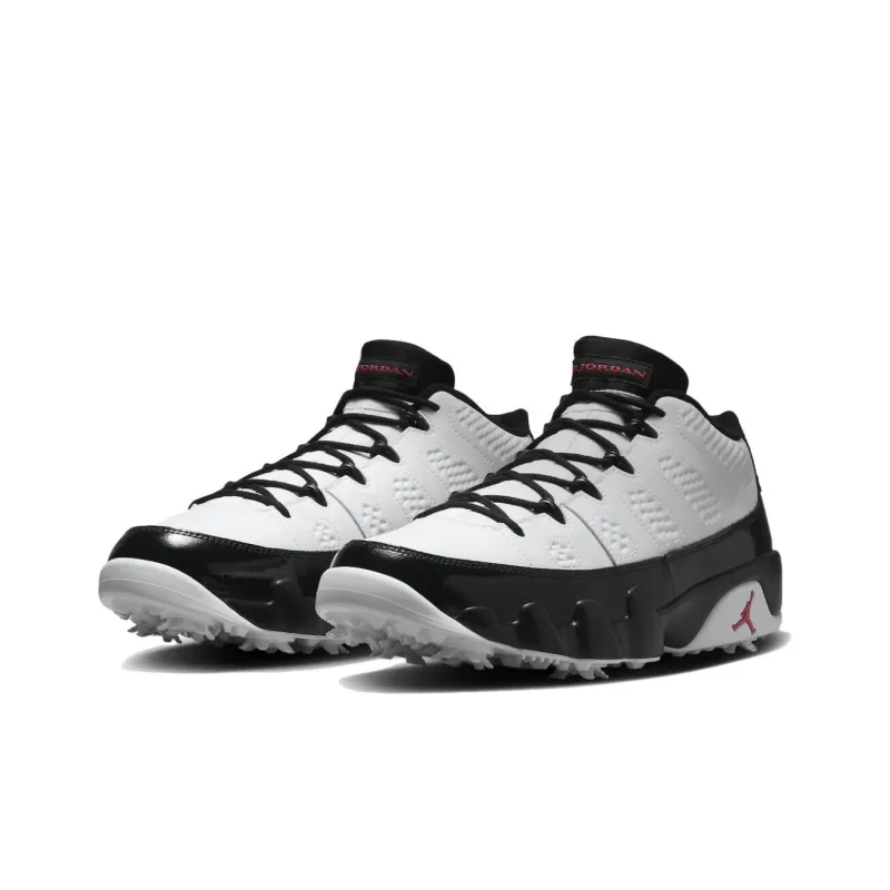 JORDAN 9 Retro Low Golf White Black True Red-2