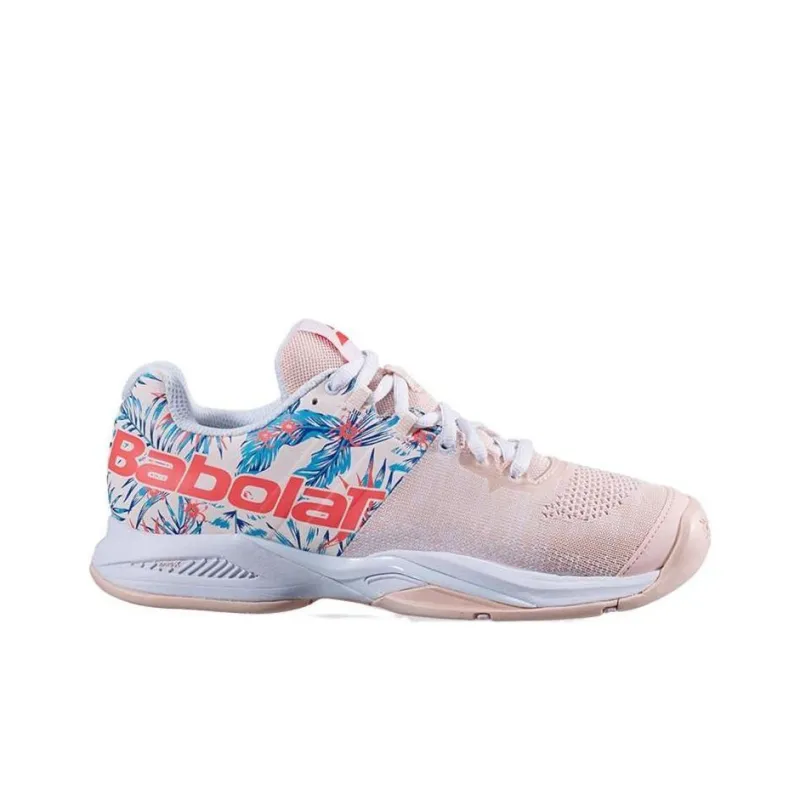 Babolat Abrasion Resistant Low Top Tennis Shoes Women's Pink-1