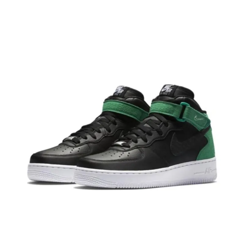 Nike Air Force 1 Mid '07 Black Green White Women's-2