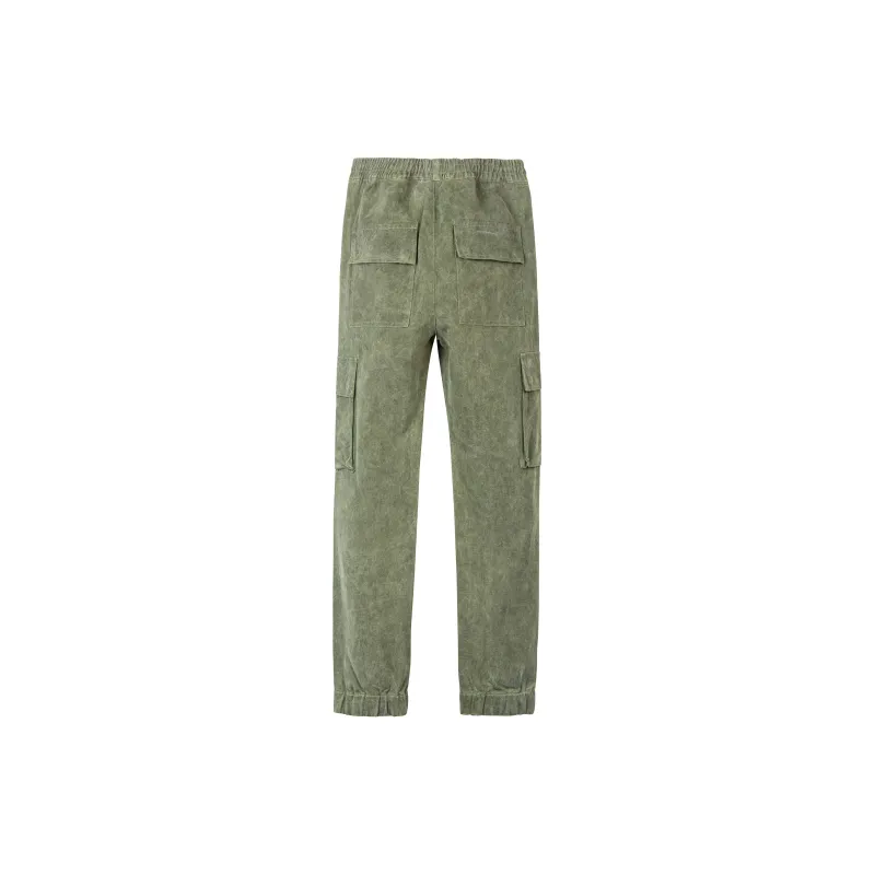 Askyurself Casual Pants Unisex Green-1