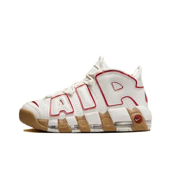 Nike Air More Uptempo Phantom Gym Red Gum Women's