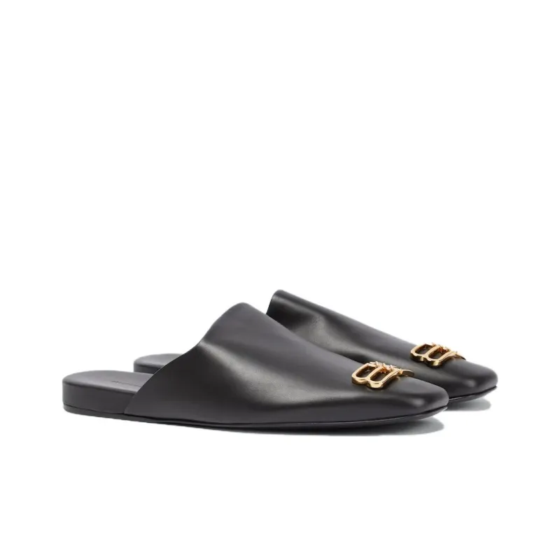 Balenciaga Leather Mules Women's-1
