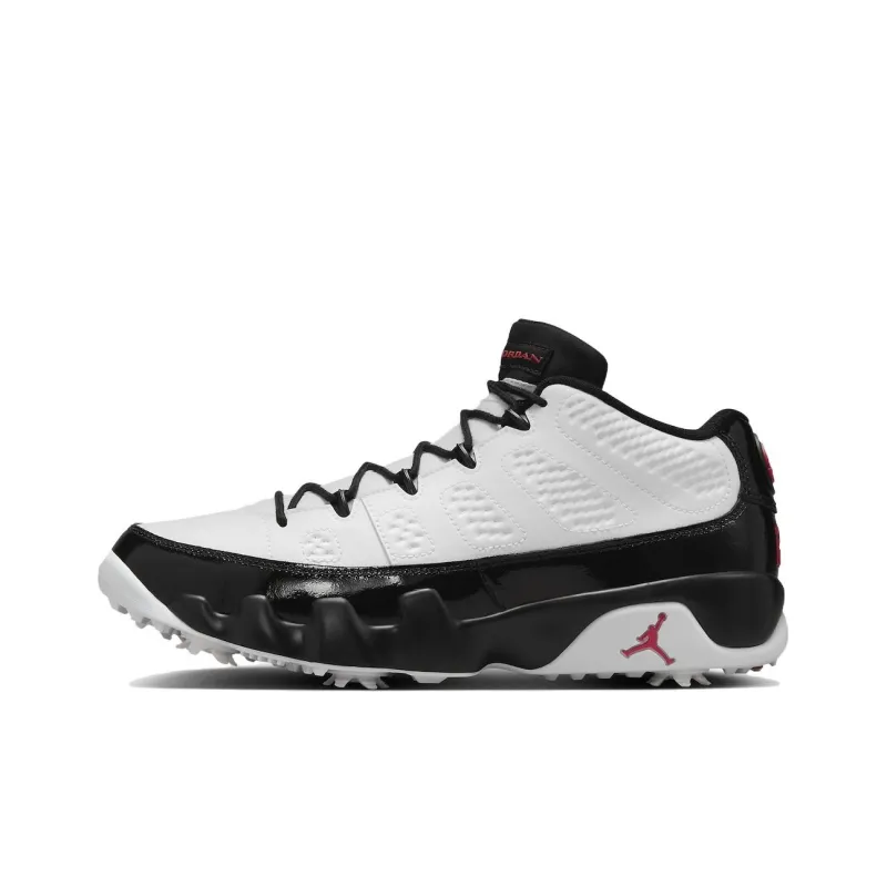 JORDAN 9 Retro Low Golf White Black True Red-0